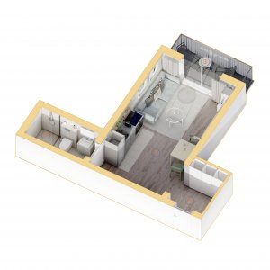 Ploiești Sud Frației nr 7 - garsonieră modernă, gata să te primească